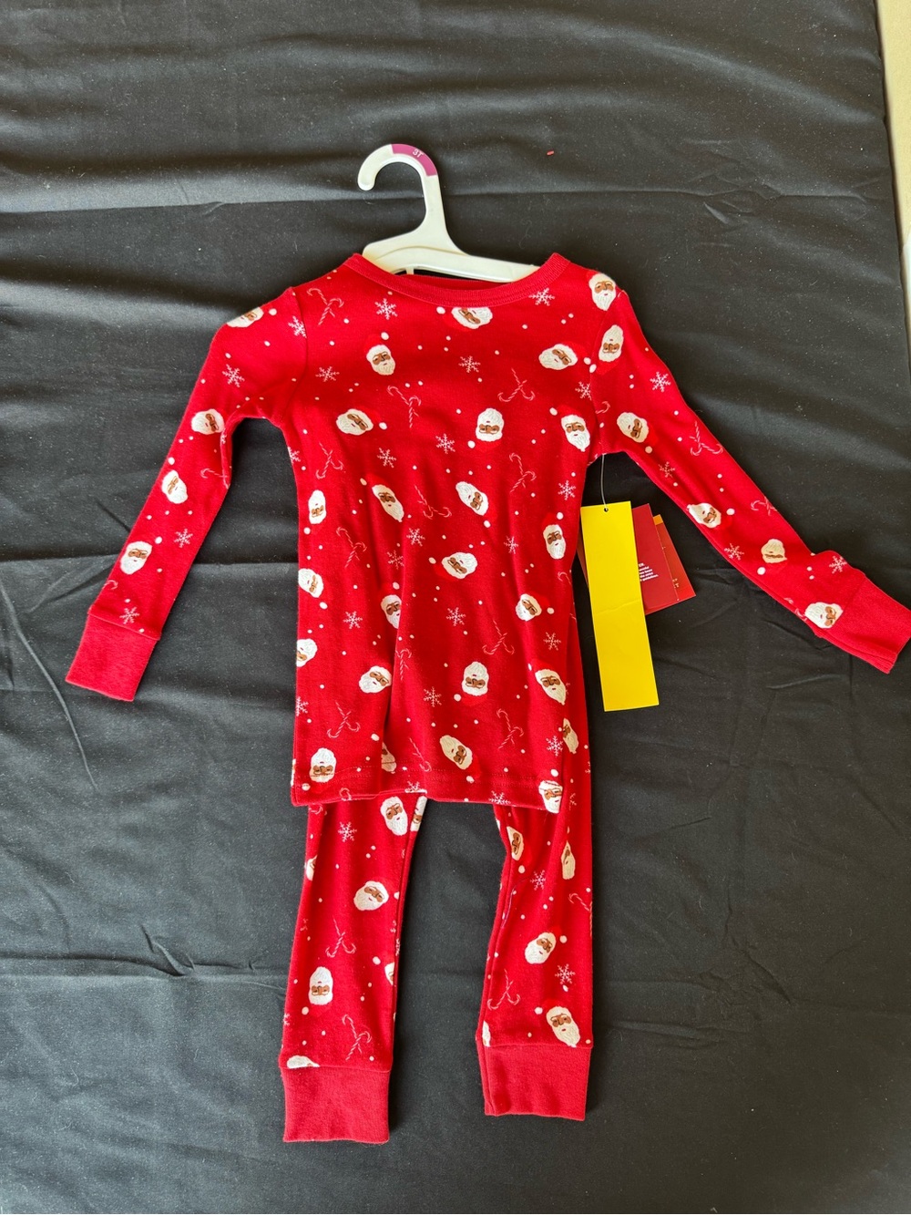 NWT Target Toddler Christmas Santa Claus Candy Cane Pajama Set 3T PJs
